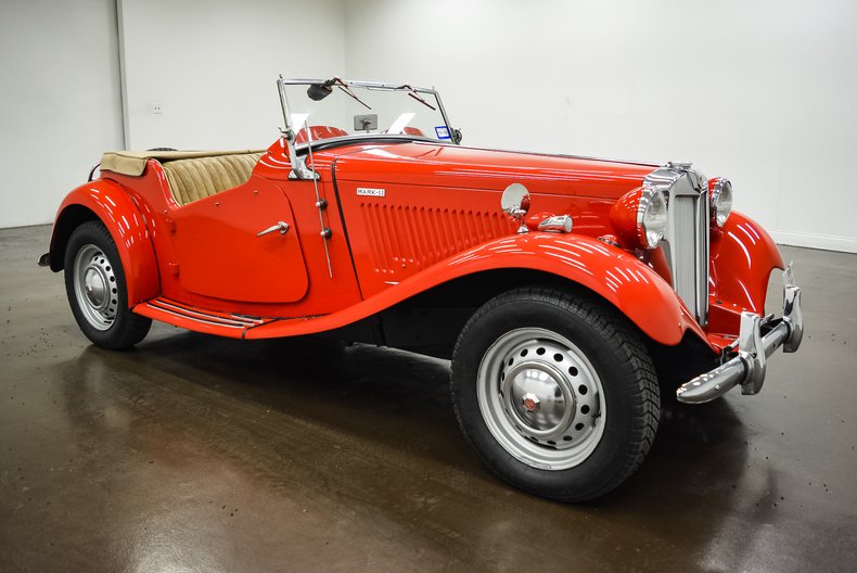 1952 MG MK II TD 82847 Miles RED Convertible Inline 4 4 Speed Manual 1952 MG MK II TD --