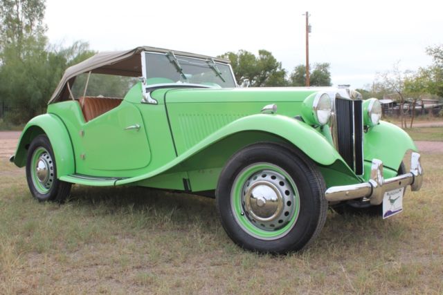1952 MG TD Frame Off, Nuts and Bolts Restoration on a Rust Free Arizona Car 1952 MG T-Series TD