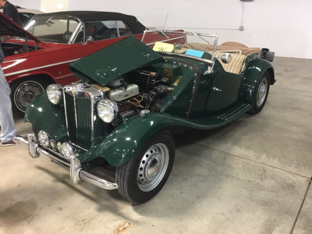 1952 MG TD Roadster, British Racing Green, Excellent Condition, Fully Restored 1952 MG T-Series