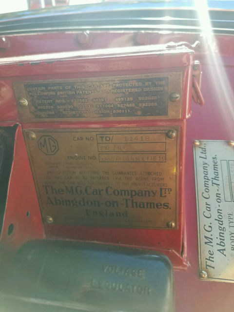 1952 MG T-Series leaher - photo 7