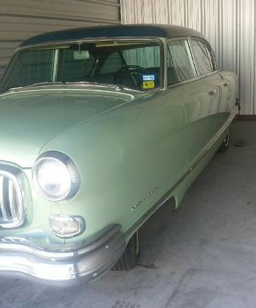 1952 Nash Ambassador Custom Farina 1952 Nash Ambassador Custom 2 tone green with Chrome