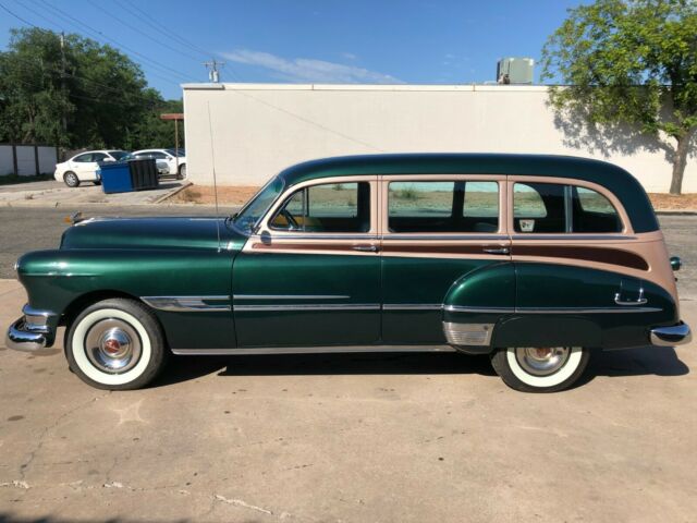 1952 Pontiac Deluxe Chieftain Station Wagon, Restored, 8 Cylinder 1952 Pontiac Chieftain