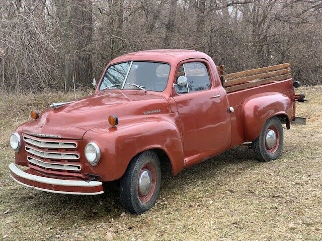 1952 Studebaker Pickup-half ton. Good solid truck! 1952 Studebaker 2R5