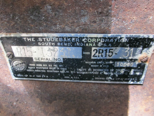 1952 Studebaker 2R15 - photo 6