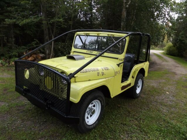 1952 Willys M38A1 Military Jeep Fire Rescue Army Survivor Stock Runs Great 4X4 1952 Willys Model 38 Truck