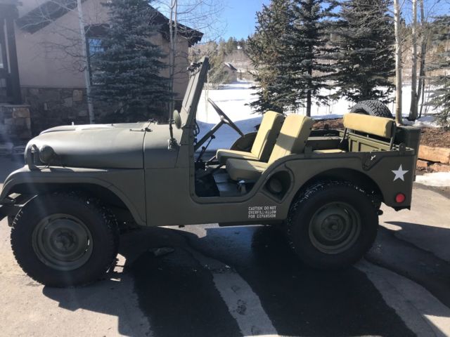 1952 Willy’s M38A1 Military Jeep (Military Serial No: MD20424) 1952 Willys