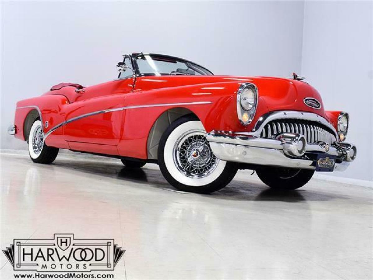 1953 Buick Skylark Roadmaster 37659 Miles Matador Red Convertible 322 cubic inch 1953 Buick Skylark Roadmaster