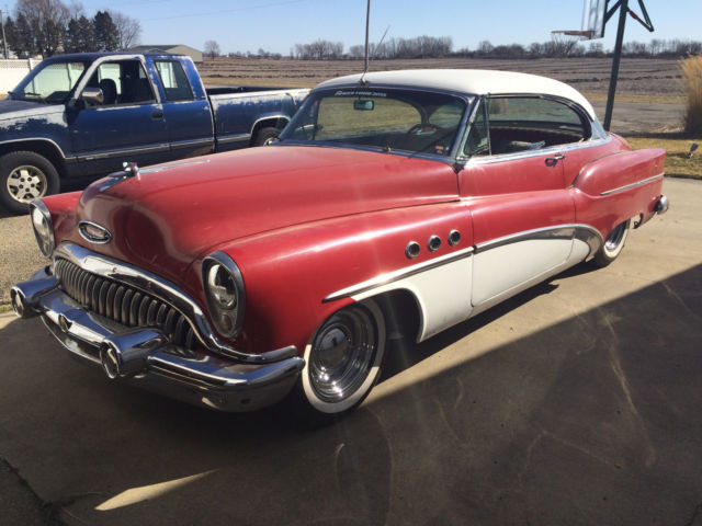1953 Buick Super Riviera 2 door Hardtop Nailhead hot rod classic custom kustom 1953 Buick Riviera Super