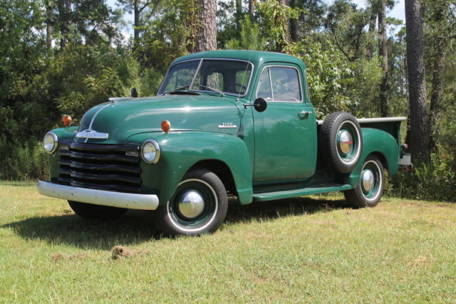 1953 Chevrolet 3100 0 Green,Dark 216 I6 3 Speed Manual 1953 Chevrolet Other Pickups --