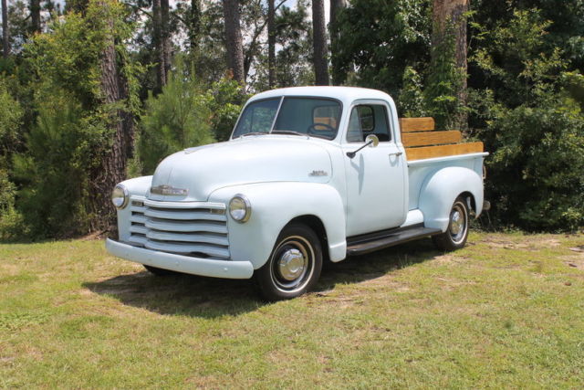 1953 Chevrolet 3100 34500 Miles Powder Blue Pickup Truck 235 I6 3 Speed Manual 1953 Chevrolet Other Pickups --