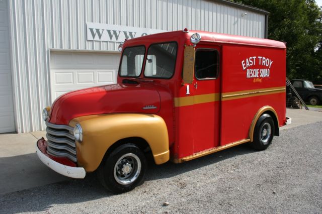 1953 CHEVROLET PANEL TRUCK RESCUE TRUCK HOT ROD RAT ROD 1953 Chevrolet Other