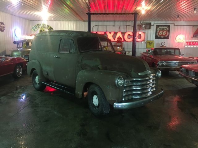 1953 Chevy 1/2 ton Panel Truck Runs, Drives, and Looks GREAT lots of PATINA!! 1953 Chevrolet Other Pickups 1/2 tn PANEL