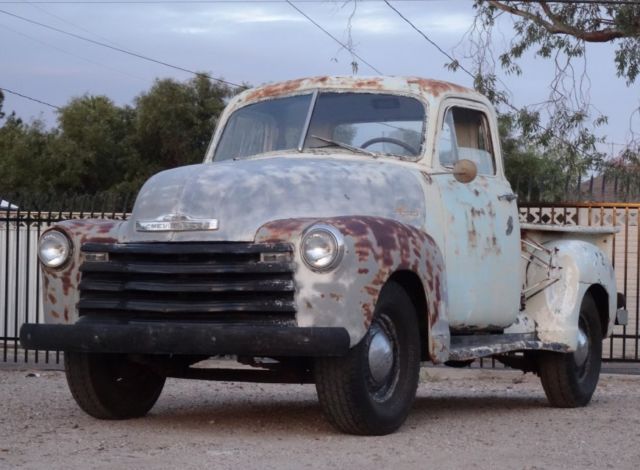 1953 Chevy 3100 1/2 ton short bed 5 window min rust AZ SURVIVOR ratrod stick 1953 Chevrolet C-10 Shortbed 3100 1/2 ton