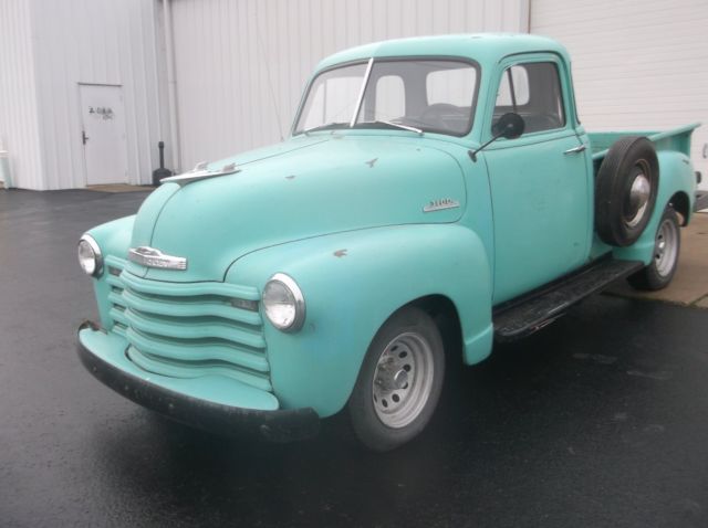 1953 Chevy 3100 5 Window Short Box other Pickups 1953 Chevrolet Other Pickups 3100