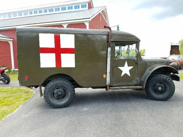 1953 DODGE M43 POWER WAGON MILITARY AMBULANCE 1953 Dodge Power Wagon