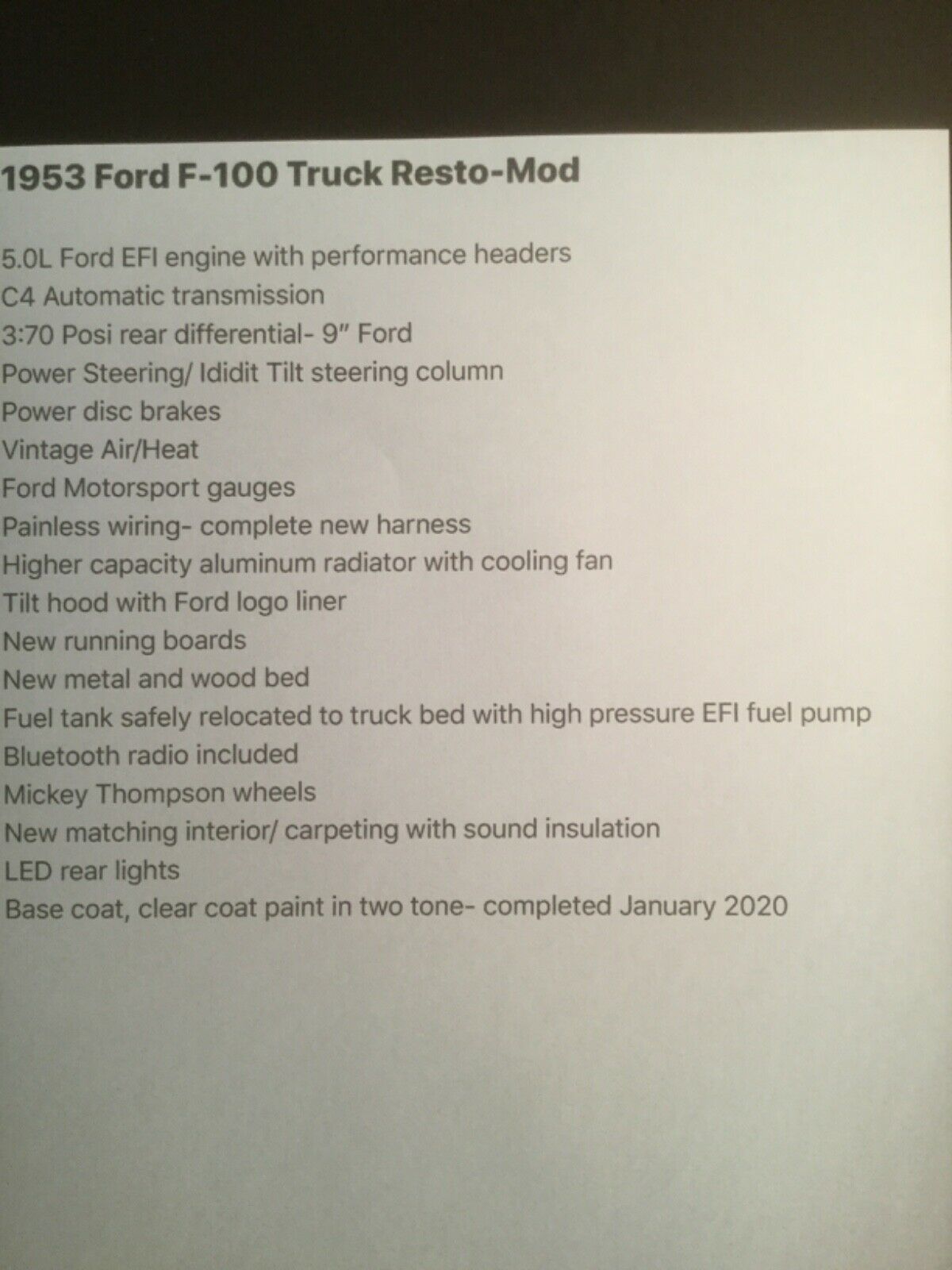 1953 Ford F-100 - photo 3