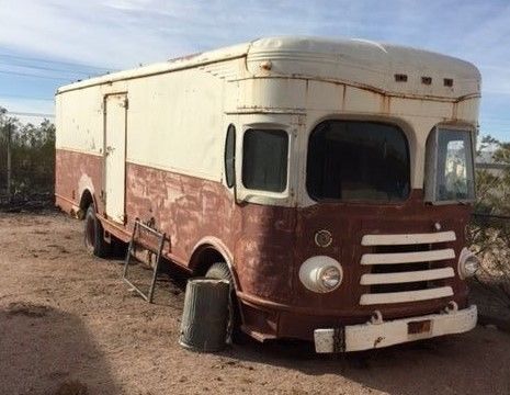 1953 International Harvester Fageol Twin Coach Moving Van