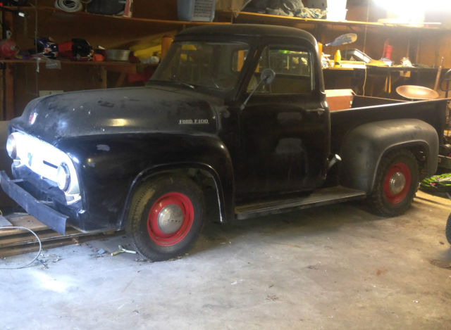1953 Ford F-100 Pick Up Flat Head V-8 Runs and drives ALL ORIGINAL 1953 Ford F-100