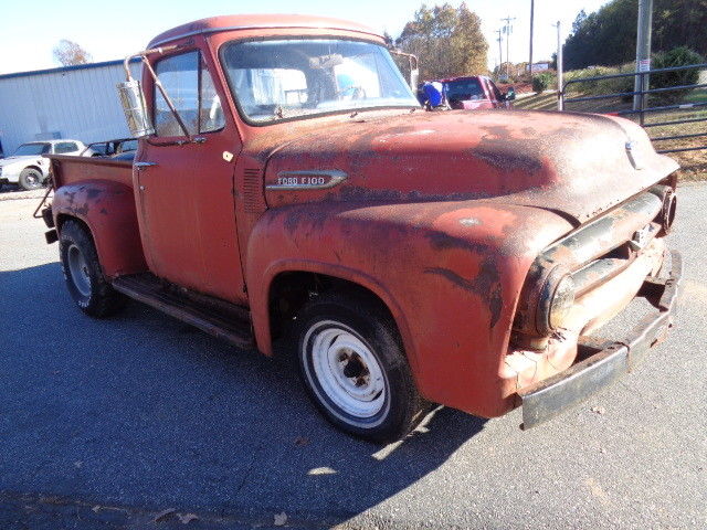1953 Ford F-100 V8 50TH Anniversary Step Side Project Pick Up Truck 1953 Ford F-100