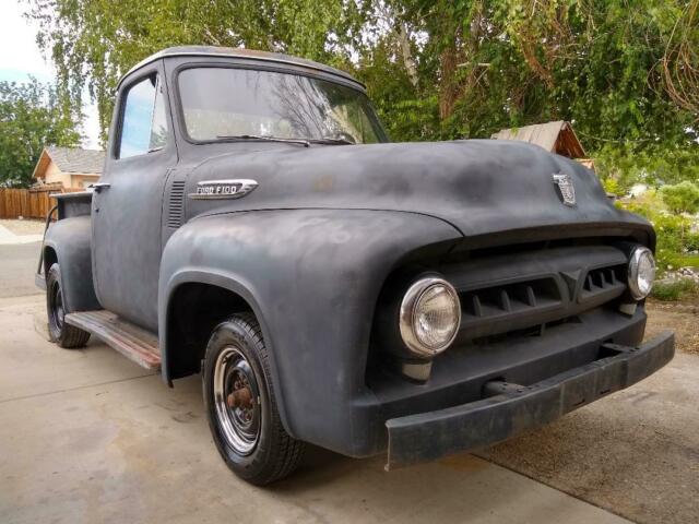 1953 Ford F100 1/2 Ton Short Bed Pickup Roller Project Rat Rod Hot Rod Street V8 1953 Ford F-100