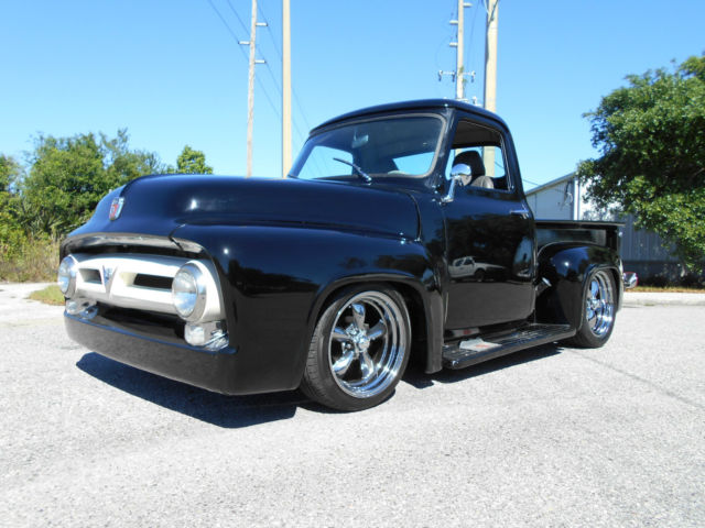 1953 Ford F100 Custom Pickup,Black,Grey Int,302,Auto,Ice Cold Air,MUST SEE!!!!! 1953 Ford F-100 2 Dr