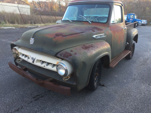1953 ford f100 factory automatic project rat rod resto mod NO RESERVE patina 1953 Ford F-100