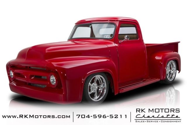 1953 Ford F100 Pickup Truck Viper Red Pickup Truck 350 V8 3 Speed Automatic 1953 Ford F-100 Pickup Truck