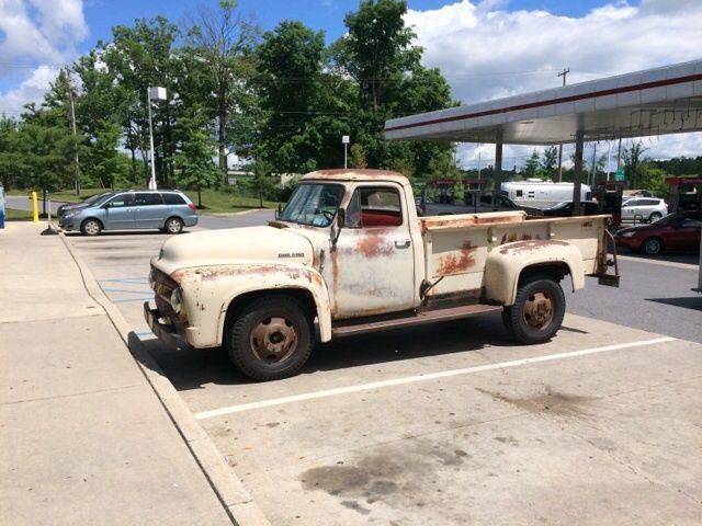 1953 Ford F350 9' Express Bed Dumps Flathead Motor 1953 Ford F-350