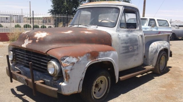 1953 FORD WEST TEXAS BARN FIND COOL PATINA OLD HOT RAT ROD 413 MOPAR ENGINE 1956 1953 Ford F-100 F100 Pickup