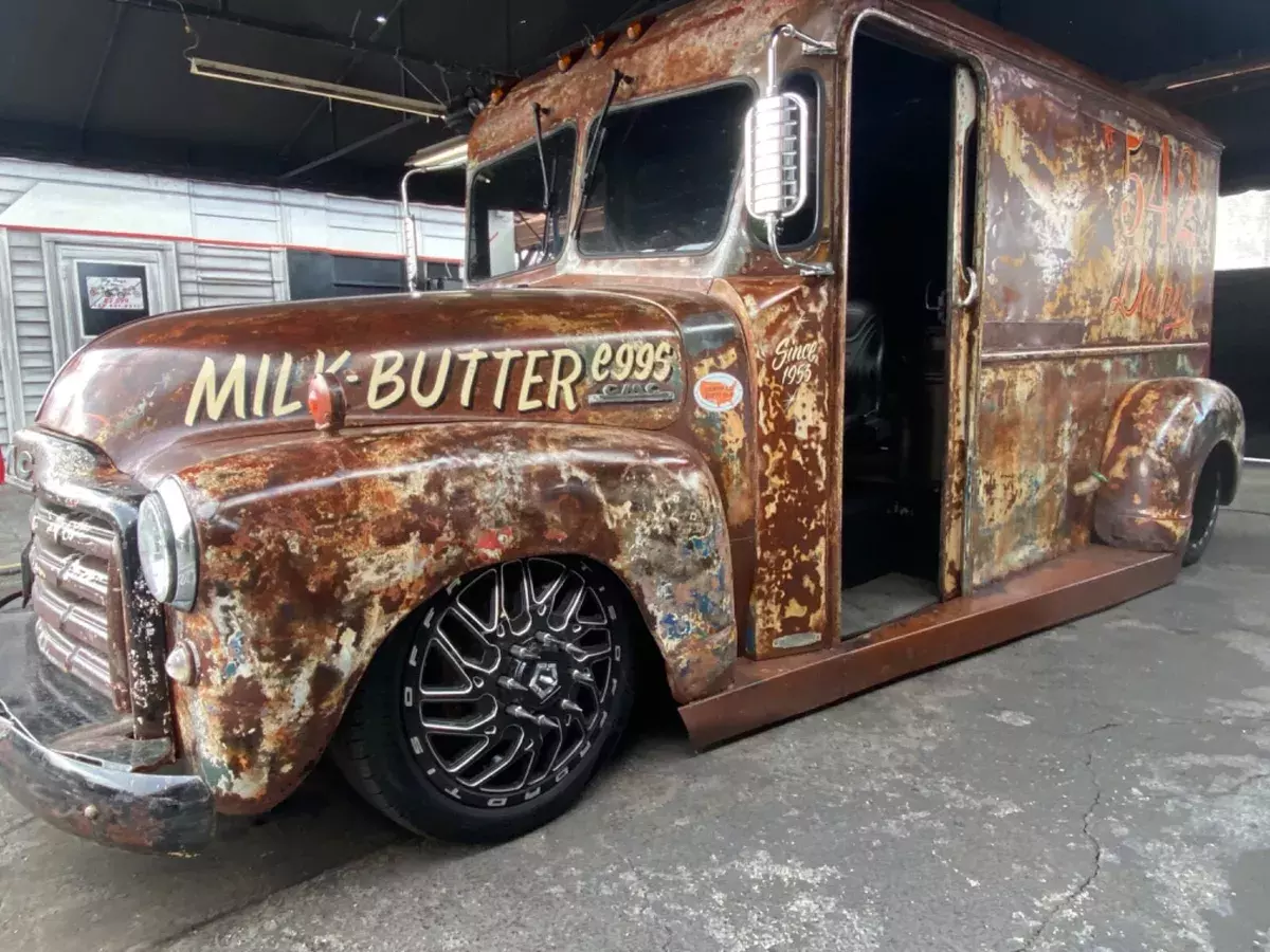 1953 GMC MILK TRUCK AIR RIDE 12 VOLVE CUMMINS DIESEL AC CALL 954 937 82 71 1953 GMC Other