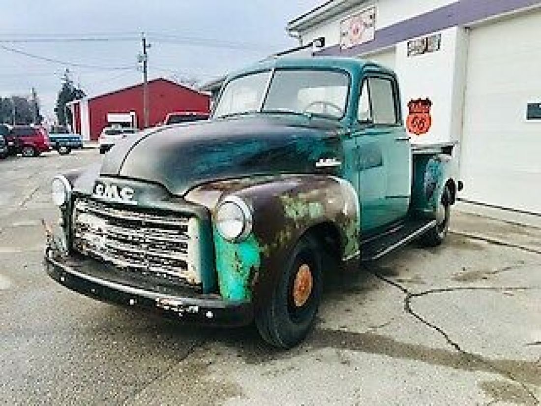 1953 GMC pick up truck 1/2 ton shortbox Daily Driver original survivor 1950 1955 1953 Chevrolet Other Pickups HD VIDEO Daily Driver Survivor!