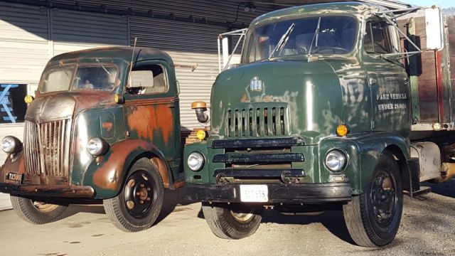 1953 International COE Nice Barn Find flatbed dump Hot Rod patina shop truck 1953 International Harvester RC-181 Deluxe