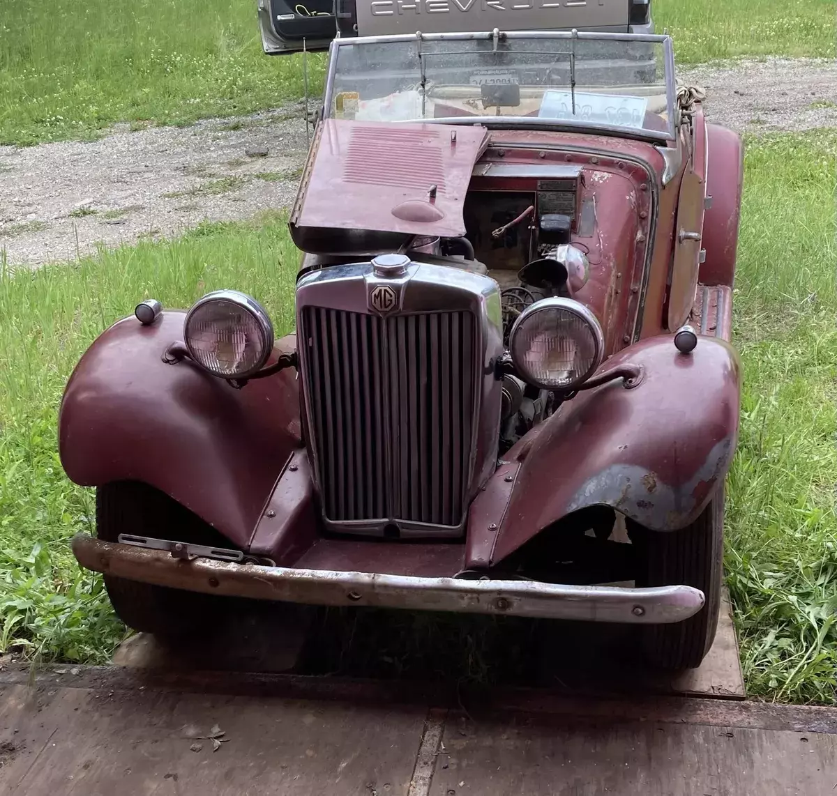 1953 MG TD Red 1953 MG TD