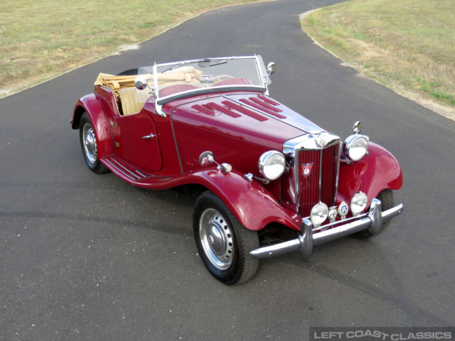 1953 MG TD Roadster, Top & Side Curtains, Leather, Runs Great! 1953 MG T-Series
