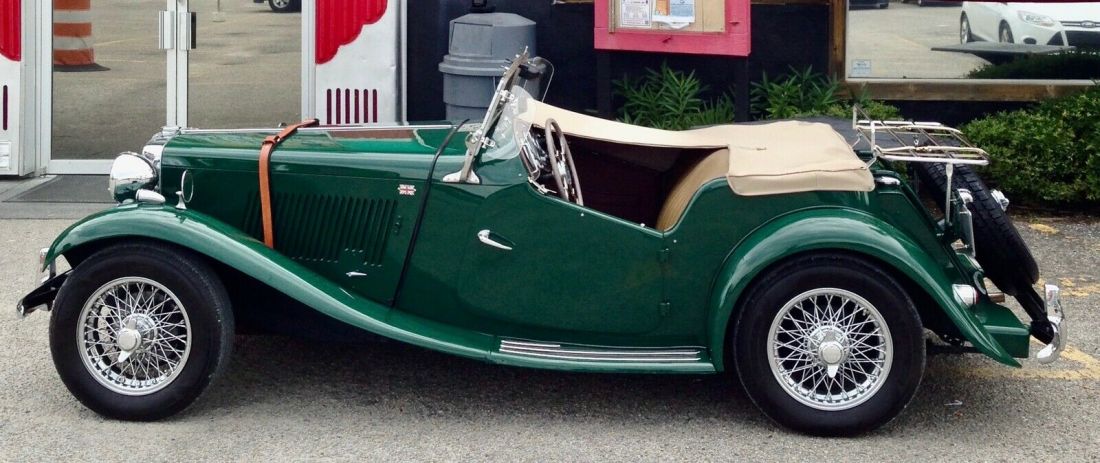 1953 MG TD Sportscar Green FWD Manual 1953 MG TD