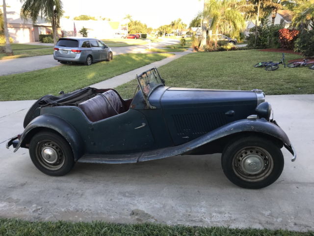 1953 MGTD/C MG TD MGTD MK II FACTORY COMPETITION MODEL RUNNING DRIVING BARN FIND 1953 MG T-Series