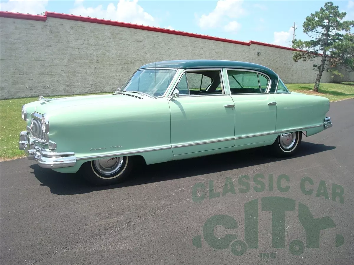1953 NASH AMBASSADOR CUSTOM SUPER JETFIRE 6 CYL RUNS DRIVES GREAT WE SHIP ! 1953 Nash Ambassador Custom WE SHIP !
