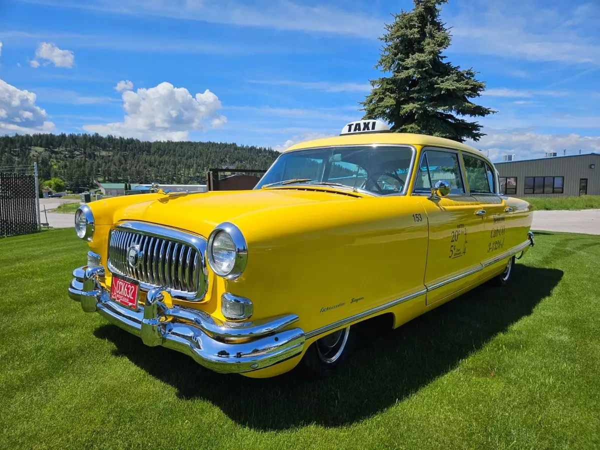 1953 NASH Ambassador Yellow Cab Taxi Checker 1953 Nash Ambassador