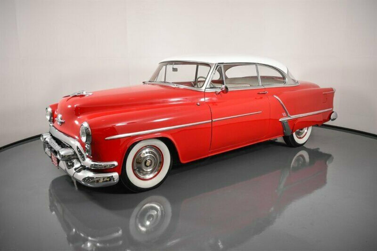 1953 Oldsmobile Eighty-Eight, Red with 52594 Miles available now! 1953 Oldsmobile Eighty-Eight Super Holiday Coupe