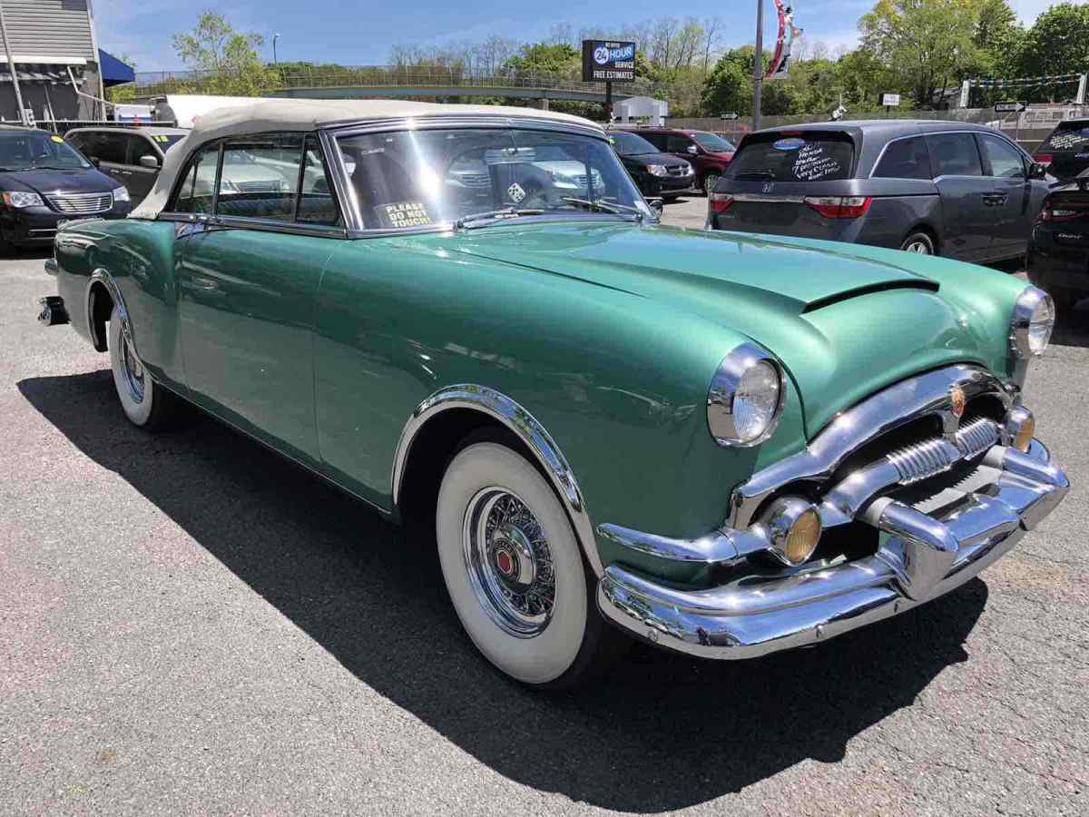 1953 Packard Caribbean Convertible Green RWD Automatic 1953 Packard Caribbean