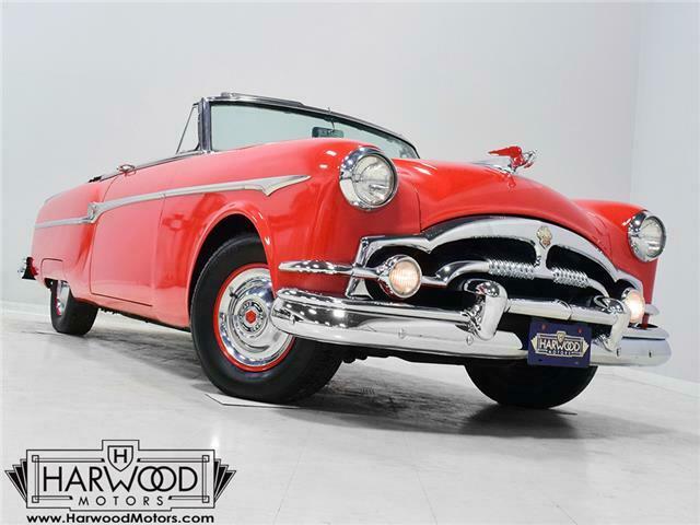 1953 Packard Cavalier 0 Red Convertible 327 cubic inch straight-8 Automatic 1953 Packard Cavalier --