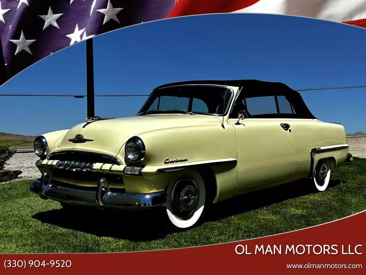 1953 Plymouth Cranbrook Plymouith convertible 76,270 Miles Pale Yellow Convertib 1953 Plymouth Cranbrook Plymouith convertible