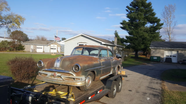 1953 pontiac chieftain eight 2 door post great patina! fancier chevy bel air! 1953 Pontiac Chieftain