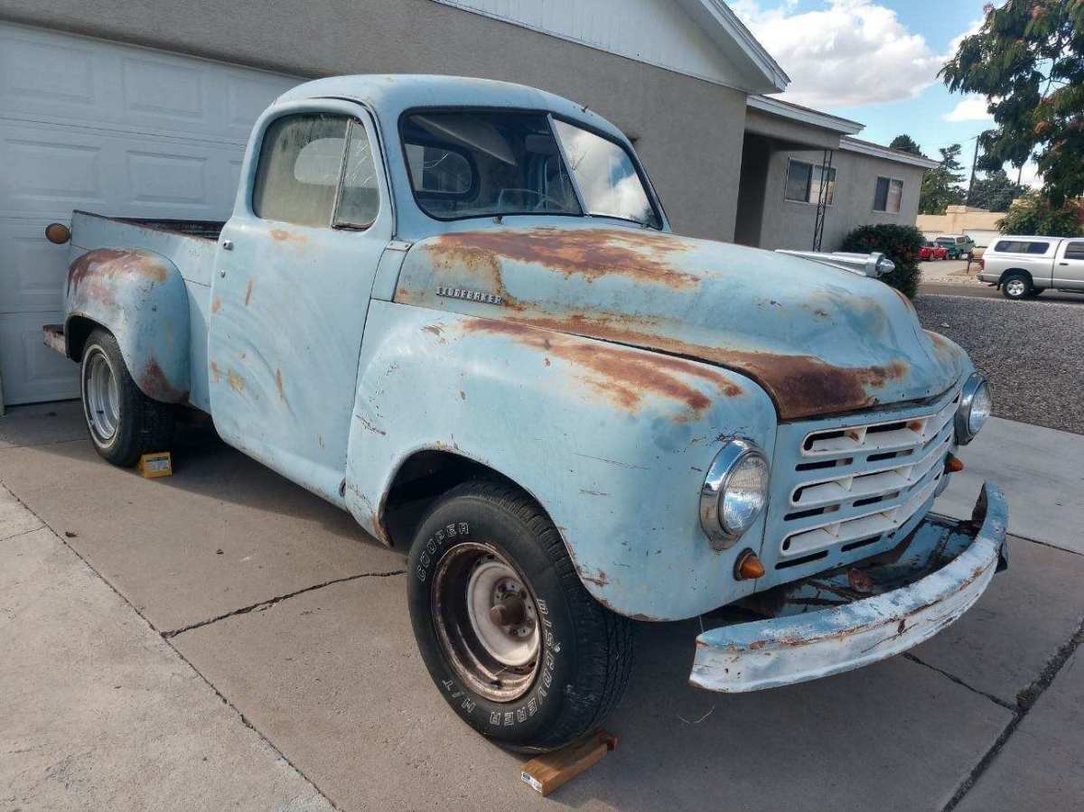 1953 Studebaker Truck 2R6-12 1/2 Ton Rust Free NO RESERVE CLEAN TITLE Patina 1953 Studebaker 2R6