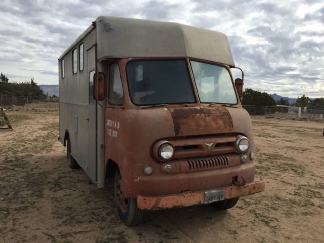 1953 Vintage Ford Vanette P500 Step Van RV Motorhome 1953 Ford Other