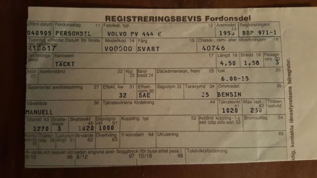 1953 Volvo PV444 E - photo 10