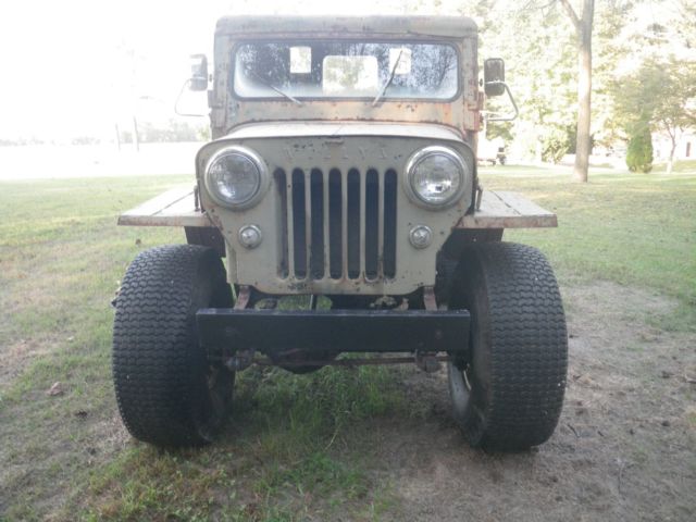 1953 Willys CJ-3B Jeep with steel top, clean title, runs needs restortation 1953 Willys Custom