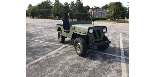 1953 Willys CJ3B CJ-3B Jeep Restored 1/8" Custom Tub Starts and Runs Great 1953 Willys Custom CJ3B