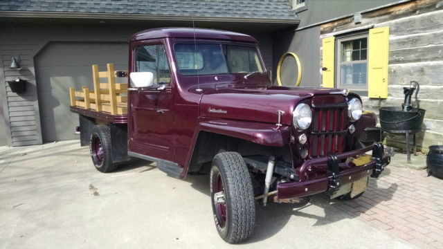 1953 Willys PICKUP Stakebody-FRAME OFF RESTORATION- TROPHY WINNING HEAD TURNER 1953 Willys