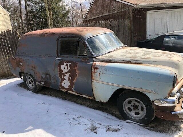 1954 54 Chevrolet 2 Door Sedan Delivery Wagon Project 6cyl Auto Chevy Sdn 53 52 1954 Chevrolet Bel Air/150/210 none